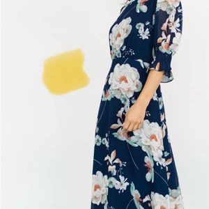 Baltic Born Floral Navy Maxi